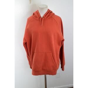 Carhartt WIP Hooded Chase Sweatshirt Adult Medium Orange Hoodie Pullover Mens